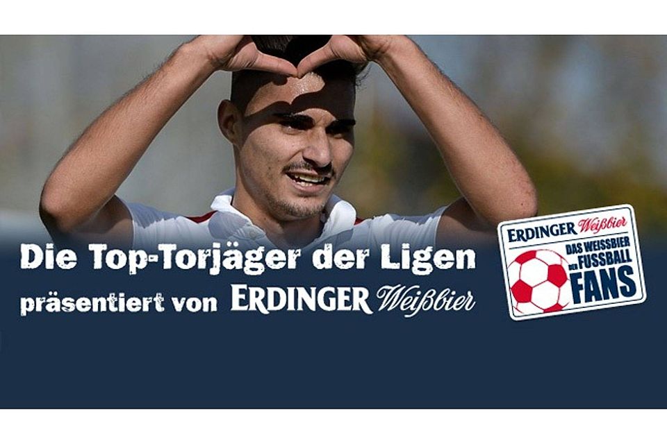Sebastiano Nappo hat sich an die Spitze der Bayernliga-Torjäger geballert. Foto: Sven Leifer
