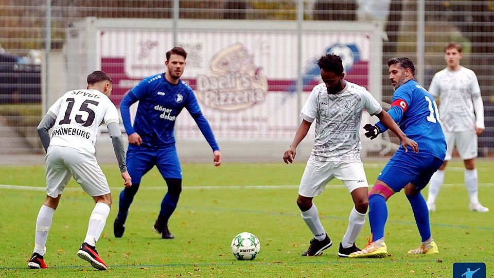 Die Spvgg. Amöneburg konnte sich über die ersten drei Punkte der Saison freuen.