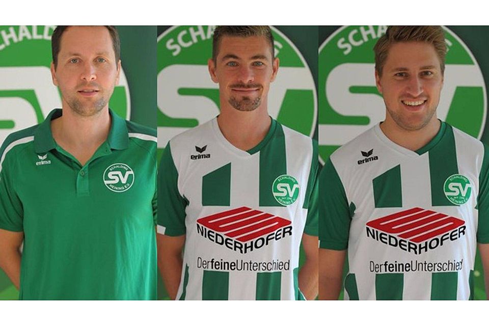 Christian Süß (li.)verabschiedet sich im Sommer, das Duo Manuel Mörtlbauer (mi.) / Christopher Pauli übernimmt. F: SVS