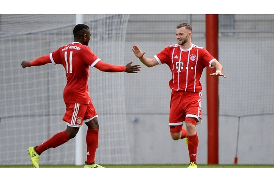 Torgarantie Manuel Wintzheimer erzielte das 1:0 für den FC Bayern München. (Foto: Leifer)