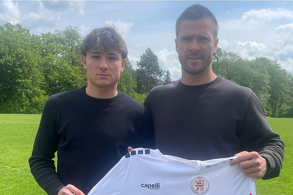 Eric Fuchs (li.) kommt neu zu den Löwen. Im Bild mit KSV-Sportdirektor Tobias Damm (re.) Eric Fuchs (li.) kommt neu zu den Löwen. Im Bild mit KSV-Sportdirektor Tobias Damm (re.)