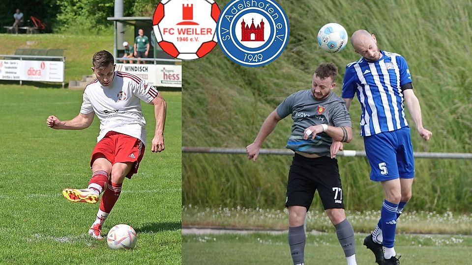 Weiler (weiß-rot) spielt gegen Adelshofen um den Kreisliga-Aufstieg.