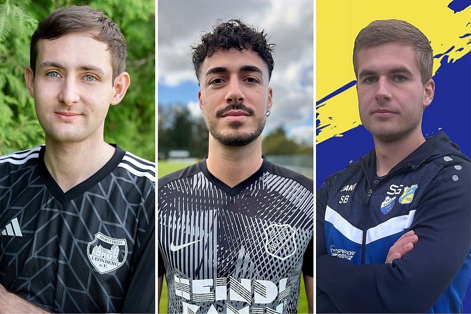 Bestachen mit tollen Einzelleistungen (von links): Louis Lell vom SV Leonberg, Ricardo Burger vom SV Waldeck und Stefan Blömer von der SG Püchersreuth/Floß.