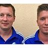 Das Trainerduo Sebastian Pielmeier (r.) und Adam Magoch will Mintraching II in der A-Klasse halten. Foto: Verein