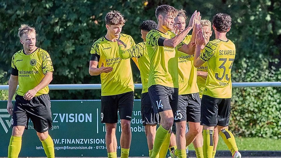 Der SC Kapellen-Erft gewinnt zweistellig. 