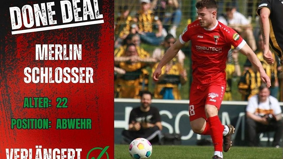 Merlin Schlosser bleibt in Wegberg.