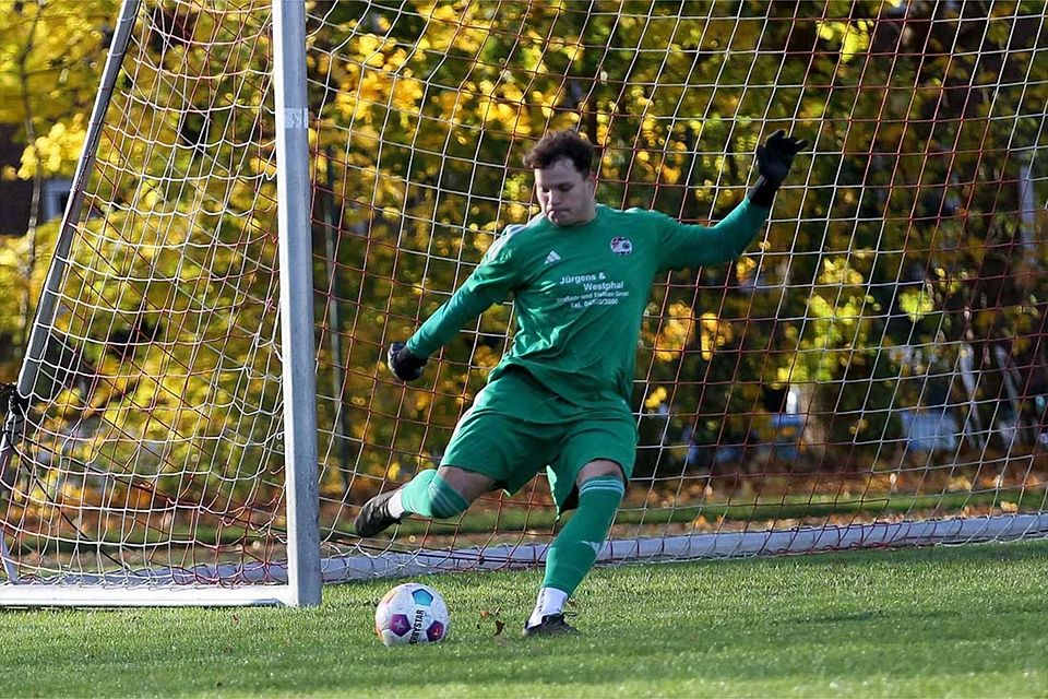 Fabian Schacht (SG Sarau-Bosau) verhinderte eine höhere Niederlage gegen den Suchsdorfer SV. 