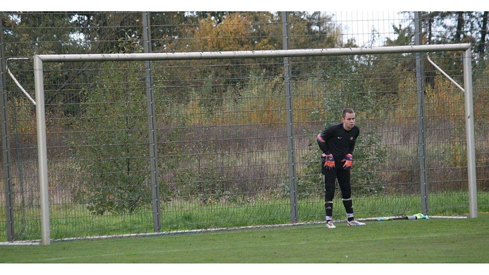 Oft stark - diesmal boxte er sich einen Ball ins Tor: Lucas Nagel.
