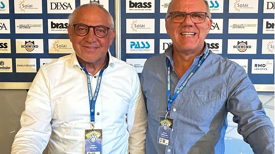 Aschaffenburgs Sporvorstand Felix Magath (li.) freut sich auf die Expertise von Armin Alexander.