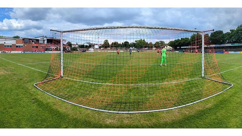 Am Binger Hessenhaus wird es in der kommenden Saison nur noch Bezirksliga-Fußball zu sehen geben.	Foto: Mario Luge