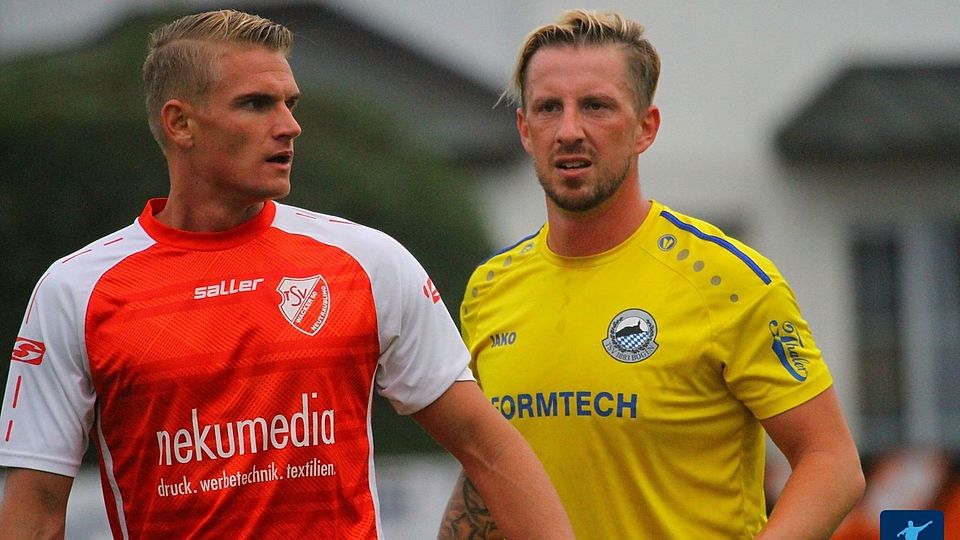 Kevin Rääbis (li.) verlässt den TSV Wacker Neutraubling nach nur einem halben Jahr wieder und spielt künftig wieder für den SV Donaustauf 