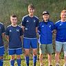 Von links nach rechts: Marco Schwarz, Martin Pongratz, Markus Rabl, Spielertrainer Christoph Weiß, Trainer Ludwig Begerl