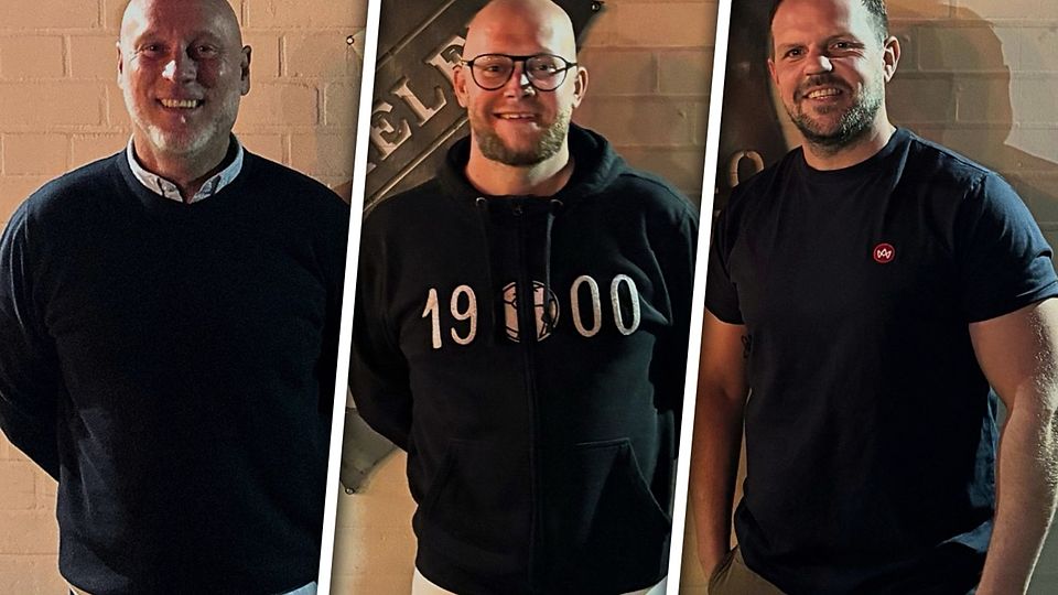 Nico Herzog (l.) und Andre Lehnen (R.) übernehmen den SVB zur neuen Saison