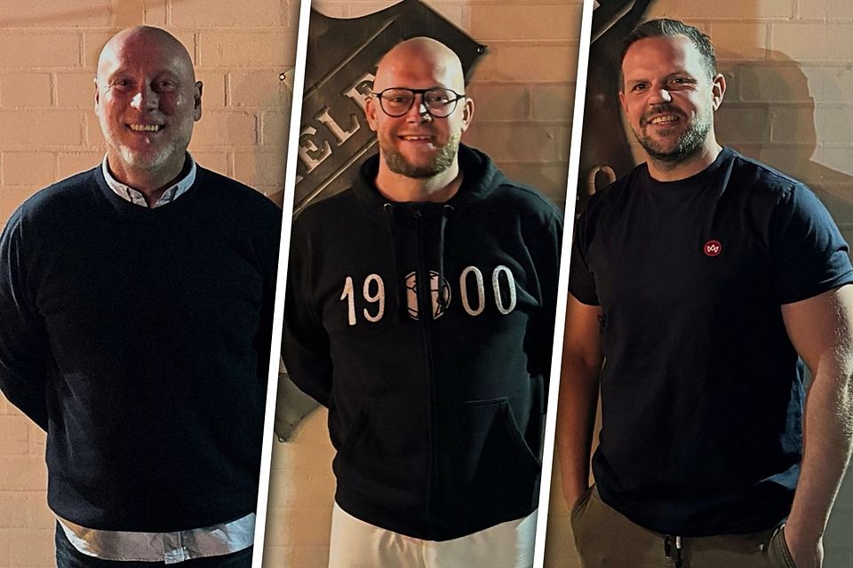 Nico Herzog (l.) und Andre Lehnen (R.) übernehmen den SVB zur neuen Saison