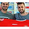Tragen auch in der nächsten Saison das FCM-Trikot: Hristian Popov (l.) und Tino Witkowski. Darsow