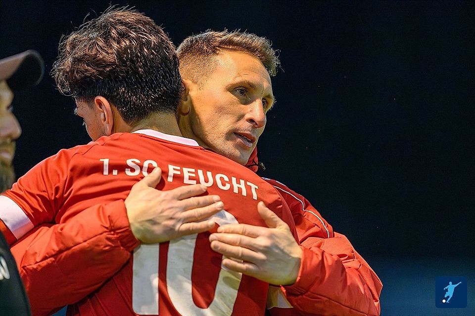 Absteiger Feucht steht nach dem 2:1 Erfolg, zuhause gegen Schwaig nun über dem "Strich".