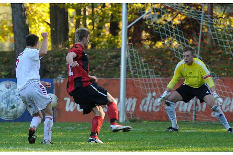 Der BSC Bayreuth-Saas II (in weiß) und der TSV Presseck trennten sich 1:1 F: Peter Mularczyk