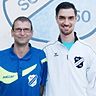 Mit Wolfgang Rapp (rechts) kann Scheppachs Abteilungsleiter Ralf Bruschkewitz einen neuen Spielertrainer präsentieren.