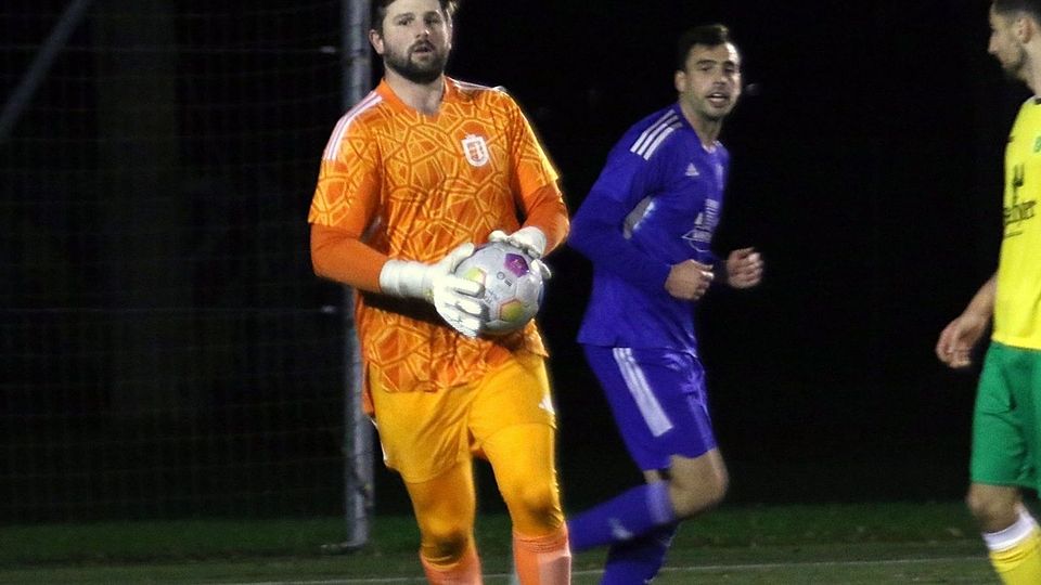 Zeigte eine starke Leistung: Bad Lobensteins Torhüter Richie Steinbach.