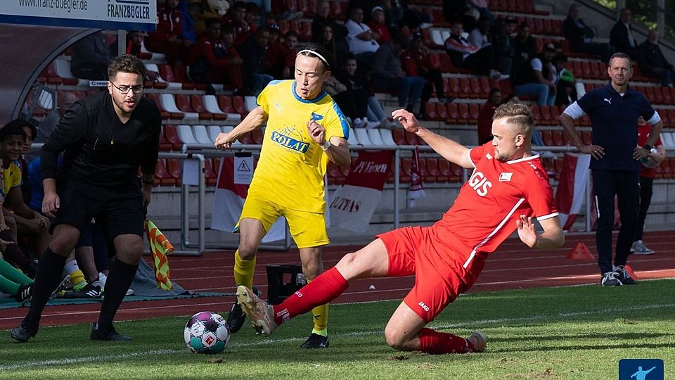 Archivfoto: Hier spielten der 1. FC MG und der 1. FC Viersen noch in der Landesliga, das war 2022/23. 