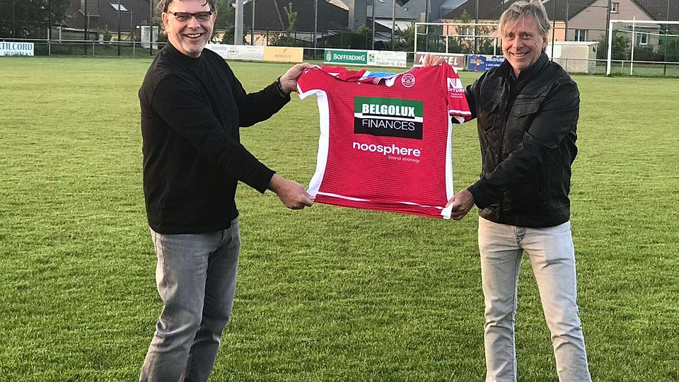 Präsident Guy Nilles (l.) und sein neuer Trainer René Rippinger