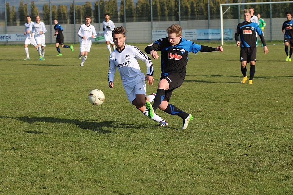 Viel Arbeit vor sich: Die U23 des SC Paderborn 07, hier mit Hendrik Müller, muss gegen Westfalia Rhynern ihre individuellen Fehler abstellen. F: Heinemann