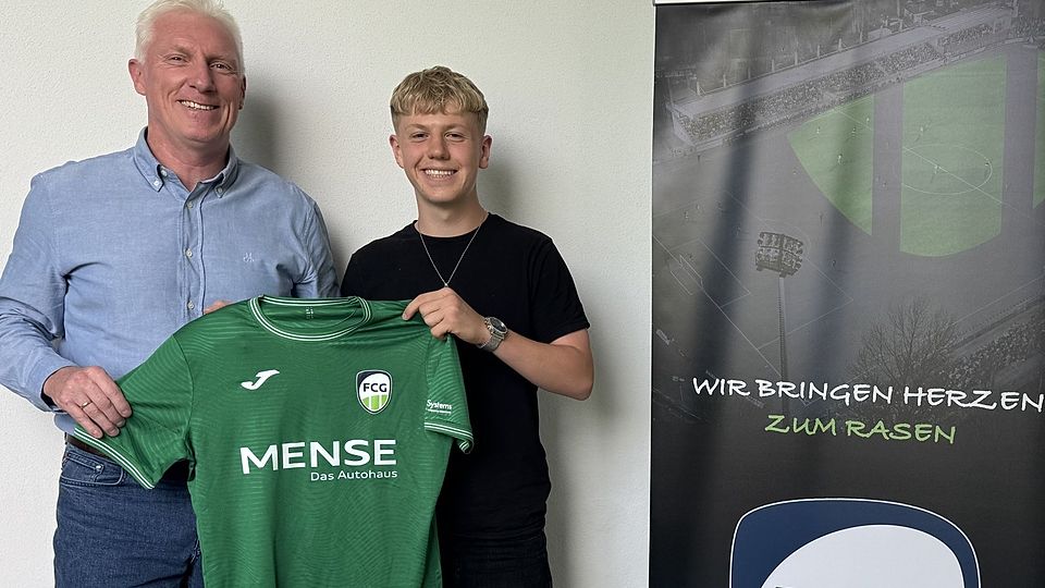 Sportchef Rob Reekers (links) und Paul-Joel Sauer