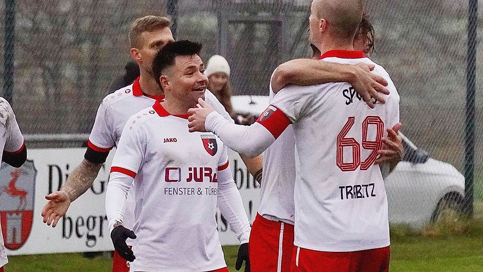 Die SpVgg Trabitz durfte am Weidener Wasserwerk einen Überraschungssieg bejubeln.