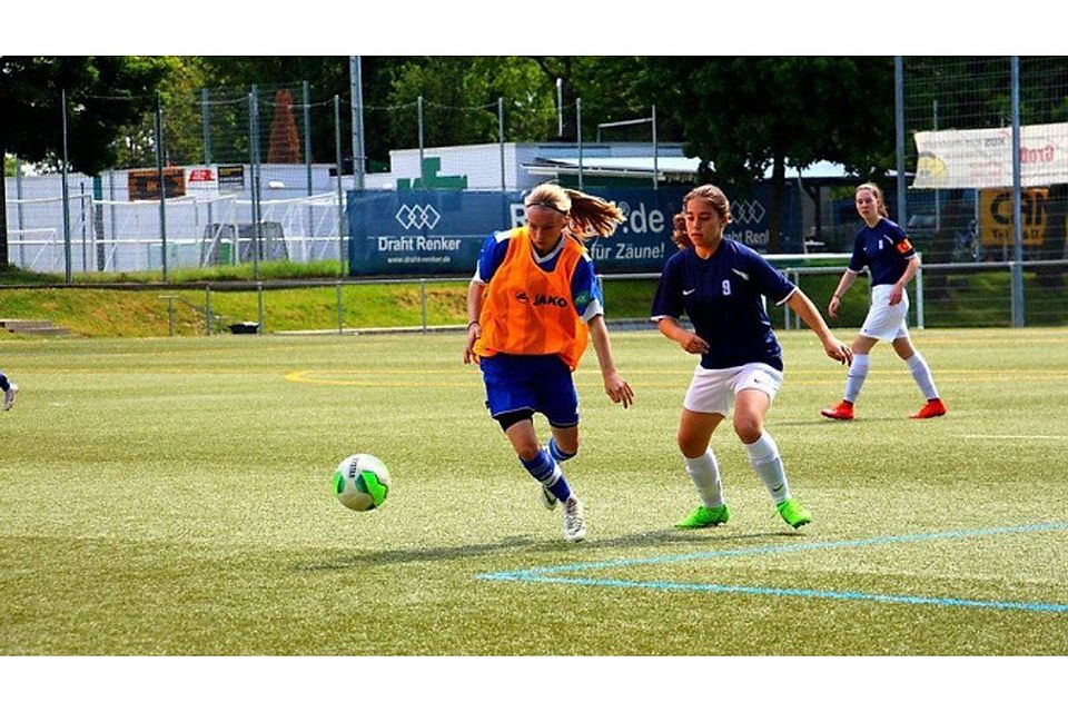 Im Pokalfinale reichte es nicht für die B-Mädchenfußballerinnen aus Wiesbaden, gegen die Frankfurter Eintracht gab es eine 1:5-Niederlage. Archivfoto: Wagner