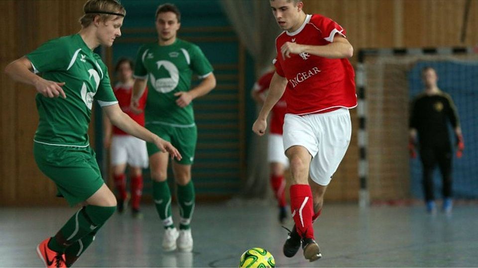 Die Futsalpioniere aus Regensburg (re.) gehen in dieser Saison in der Futsal-Bezirksliga Süd an den Start. F: Brüssel
