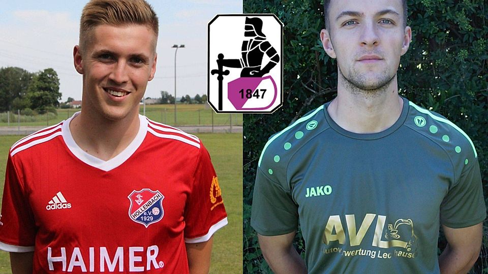 Neu beim TSV Schwaben Augsburg: Dennis Ruisinger (li.) und Maximilian Heiß.