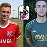 Neu beim TSV Schwaben Augsburg: Dennis Ruisinger (li.) und Maximilian Heiß.