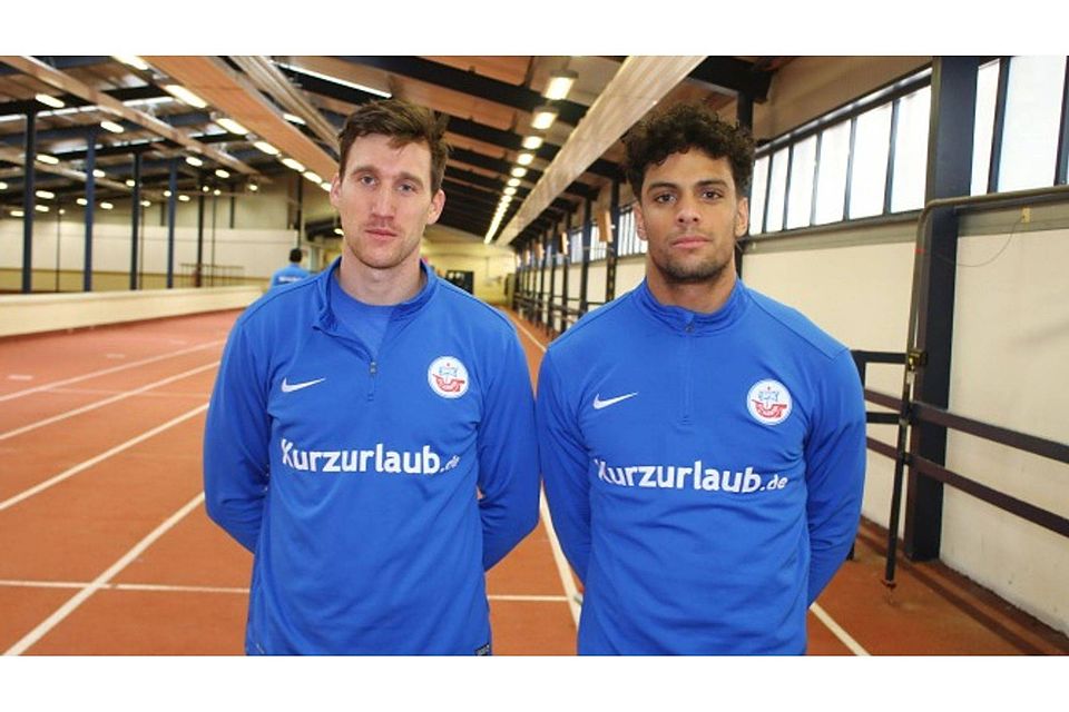 Michael Siegfried und Joshua Nadeau spielen seit dieser Woche beim F.C. Hansa Rostock vor. Foto F.C. Hansa Rostock