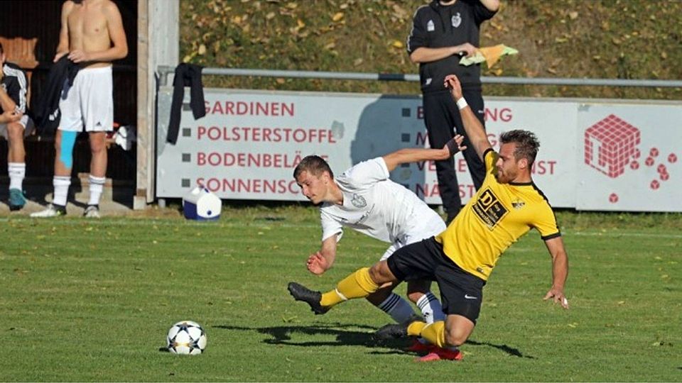 Ein umkämpftes Spiel mit dem besseren Ende für den TSV Berbeuren II. Anton Fasching