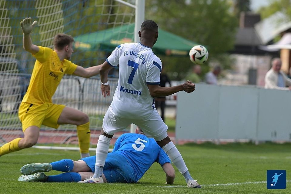 Der Dingolfinger Kouame traf nur eine Minute nach seiner Einwechslung zum zwischenzeitlichen 1:1.