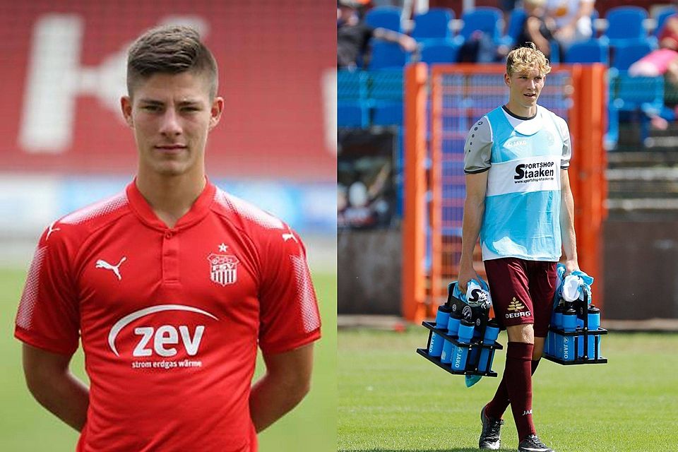 Julian Hodek (li.) und Luca Radecke (r.) haben ihre Verträge mit dem BFC Dynamo in beiseitigem Vernehmen aufgelöst.
