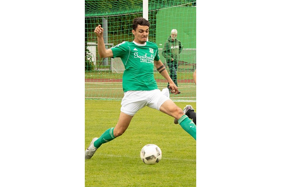 Torschütze zum 3:0: Gianluca Zandt traf gegen den TSV Perchting.  Andrea Jaksch