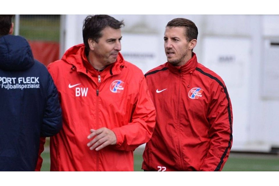 In der neuen Saison nicht mehr Trainer des FSV Trier-Tarforst: Stefan Fleck (rechts) F: Krämer