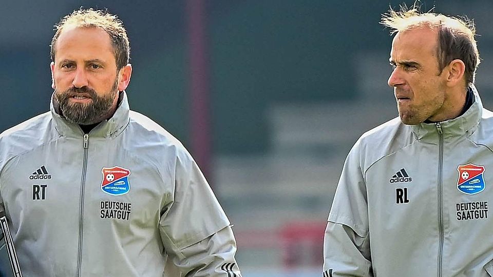 Im neuen Jahr für die U19 der SpVgg Unterhaching verantwortlich: Robert Lechleiter (r.) und Roman Tyce.