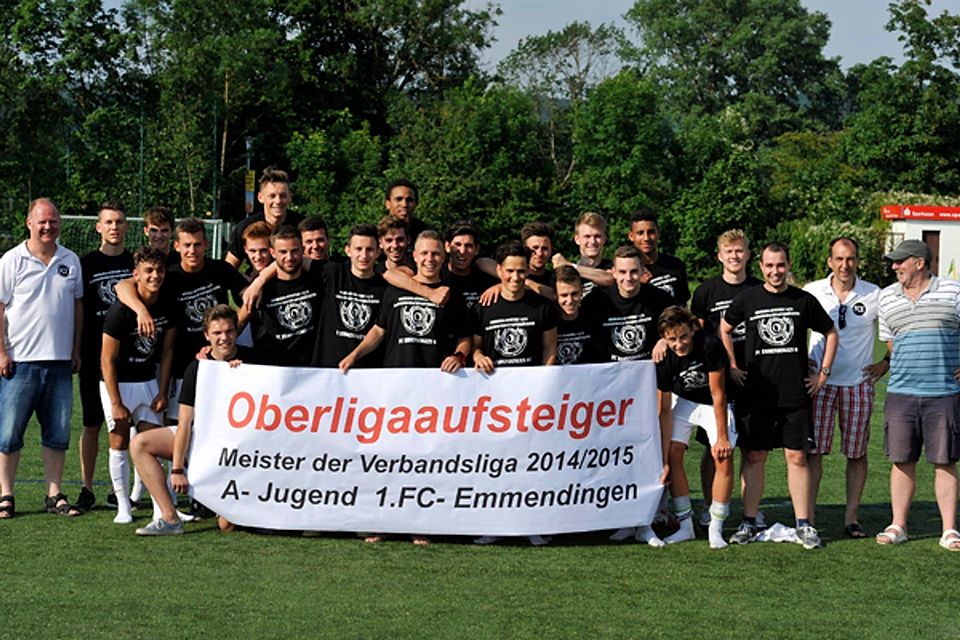 Der frischgebackene Verbandsligameister FC Emmendingen. | Foto: Neithard Schleier