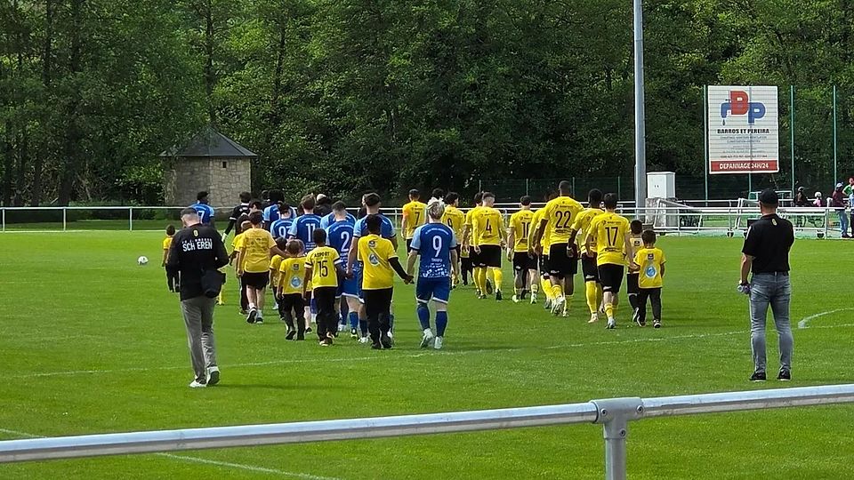 Vor dem 28.Spieltag war Schieren (in gelb) noch Tabellenführer