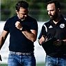 Seit Herbst 2013 coachen Nazir (links) und Savas Saridogan den FV Biebrich. Während Nazir um ein weiteres Jahr verlängert hat, wird Savas im Sommer aufhören. 