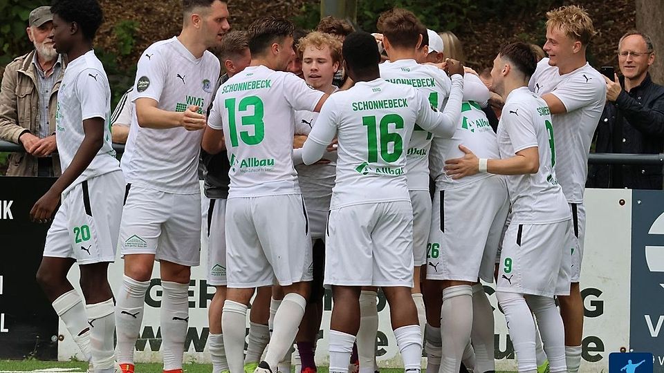 Die SpVg Schonnebeck hat zurzeit einiges zu feiern. 