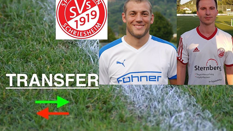 Robin Merbecks (r.) und Simon Plewa kehren zum SV Schriesheim zurück.