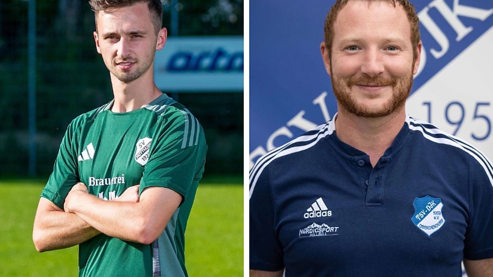Stefan Richter (re.) wird Chefcoach des SV Hutthurm, Adrian Böck unterstützt ihn als spielender Co-Trainer