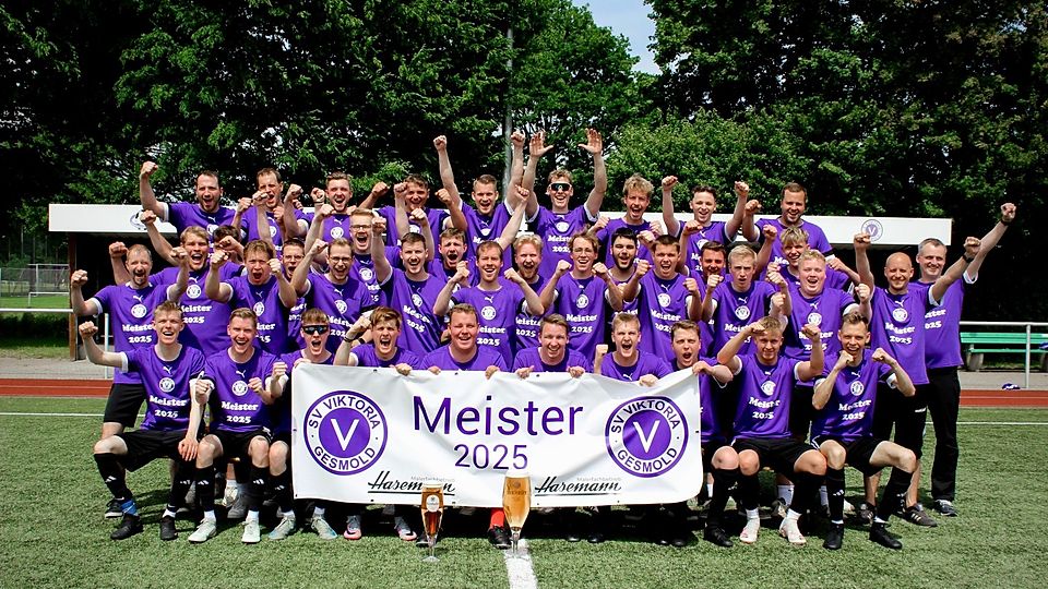 Meisterschaft und Aufstieg für SV Viktoria Gesmold II