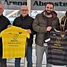 Der TSV Gersthofen präsentiert sein neues Trainergespann: (von links) Abteilungsleiter Klaus Assum, Sebastian Hoffmann, Andreas Jenik und stellvertretender Abteilungsleiter Ulf Haas.