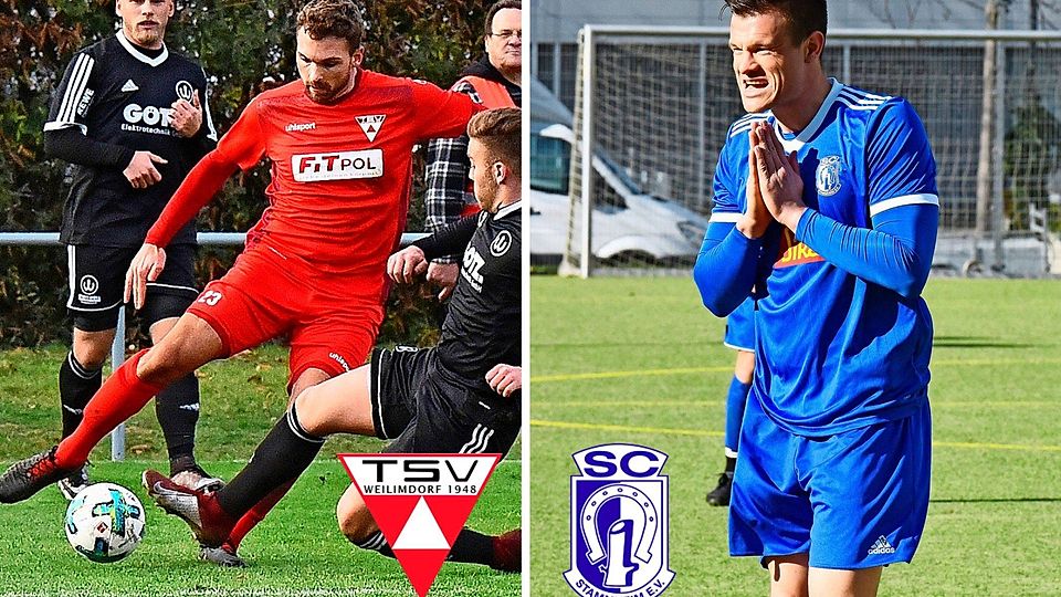 Florian Sprenger (li.) fehlt dem TSV Weilimdorf. Tobias Oesterwinter (re.) könnte beim SC Stammheim wieder im Mittelfeld Platz nehmen.