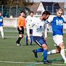 Eine Niederlage quittierte der SV Münster (links Kapitän Arian Sahitolli in einem früheren Spiel gegen Langstadts Jannik Heßler) gegen die SG Modau