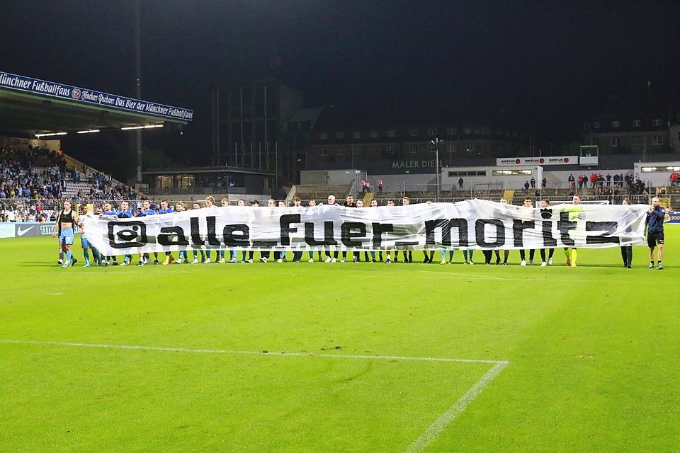 „Alle für Moritz“: Die Solidarität in München war im August bereits groß – der „Fundament e.V.“ will die Familie des verstorbenen Fußballers und Fußballfans kontinuierlich unterstützen.